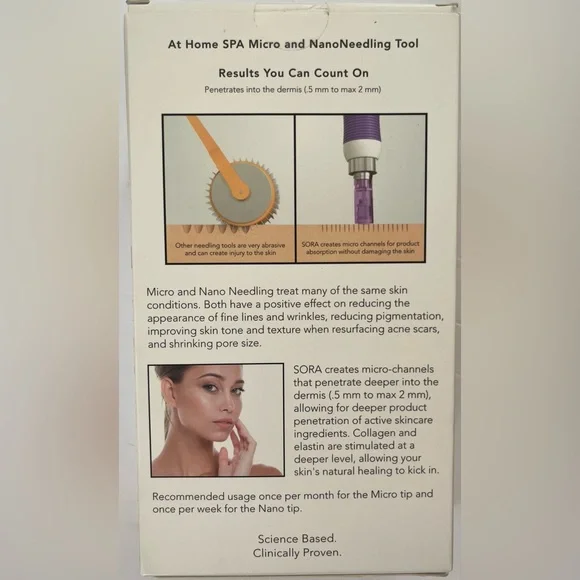 SORA Skincare Device  Dermapen with micro nano needling NIB - Picture 2 of 3
